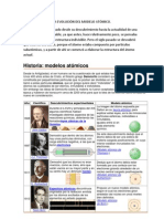 La Evolución Del Modelo Atómico