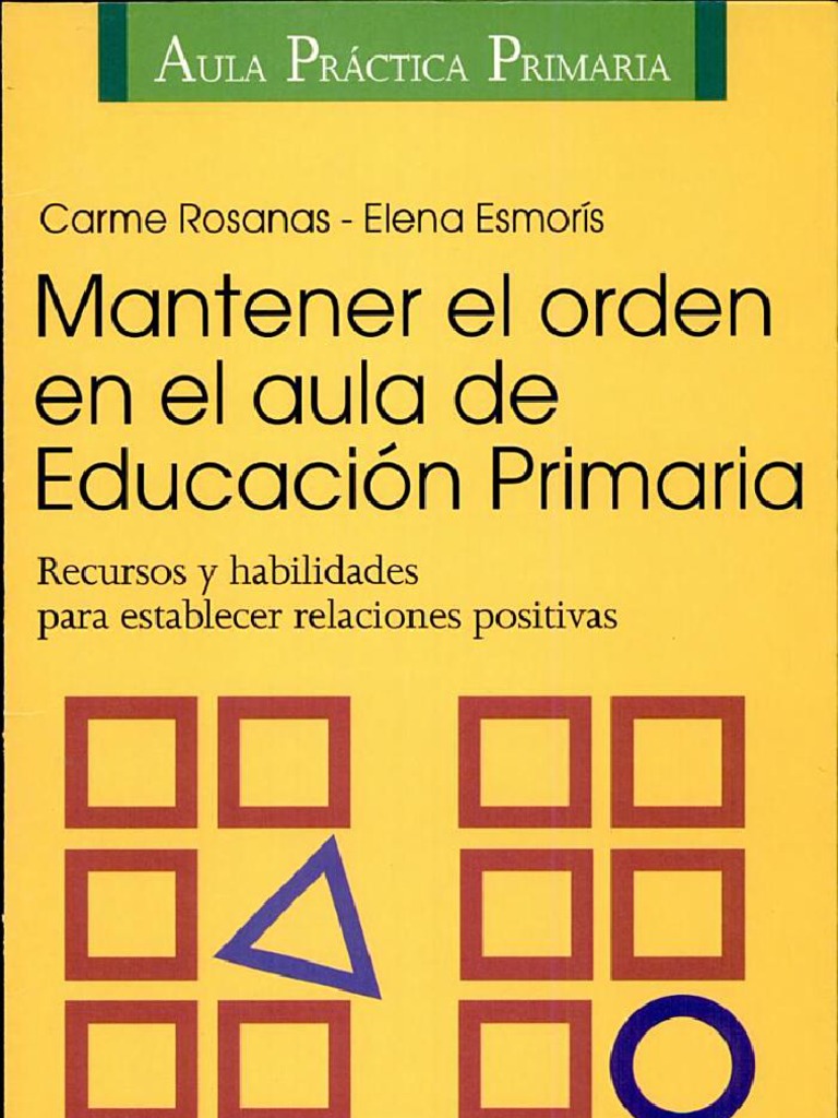 Mantener El Orden en El Aula de Educación Primaria | PDF | Aprendizaje ...