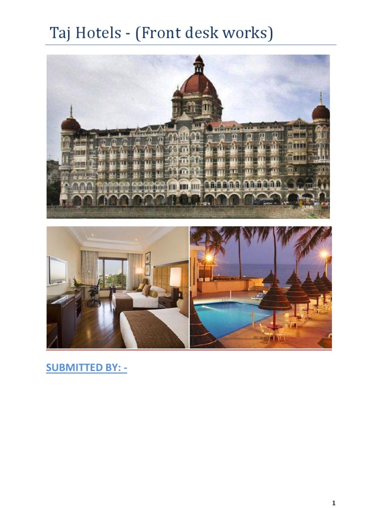 Front Desk Work PDF Hospitality Industry Hotel