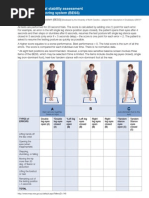BESS Test Protocol for Balance Assessment | PDF | Balance (Ability) | Foot