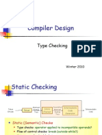 Compiler Design: Type Checking