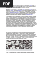 A cristalização é o processo