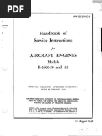 Wright Cyclone R-2600-20-22 Engine maintenance manual