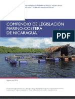 Compendio de Legislación Marino Costera de Nicaragua.