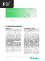 Newsletter IE2 Motor Efficiency Standard