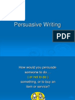 Persuasive Writing