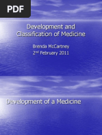 2011 02 28 Development Classification of Medicine