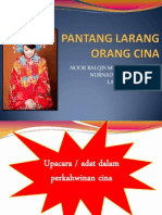 Pantang Larang Orang Cina