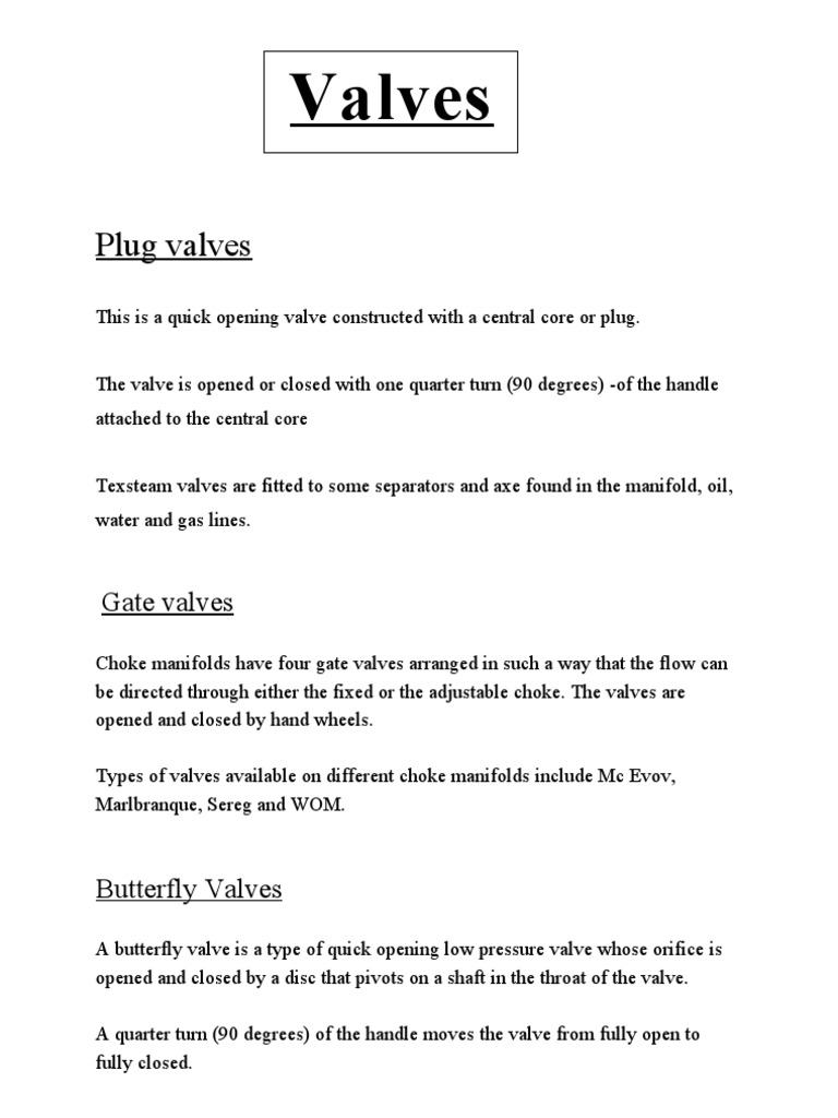 02 Valves | PDF | Valve | Bearing (Mechanical)
