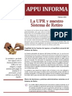La UPR y nuestro Sistema de Retiro.