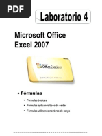 Formulas en Excel