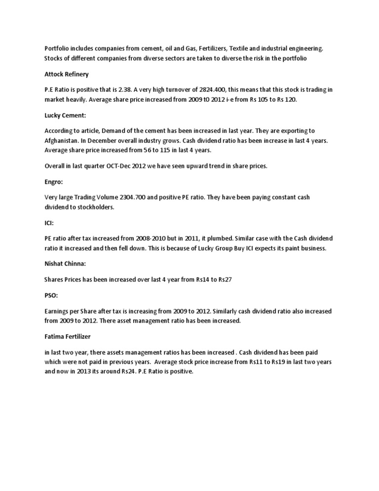 Leveraged Portfolio | PDF