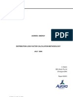 Aurora Energy - Distribution Loss Factors - Methodology 2012-13