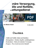 Faubl - Stationäre Behandlung, Unfälle, Notfälle, Rettungsdienst