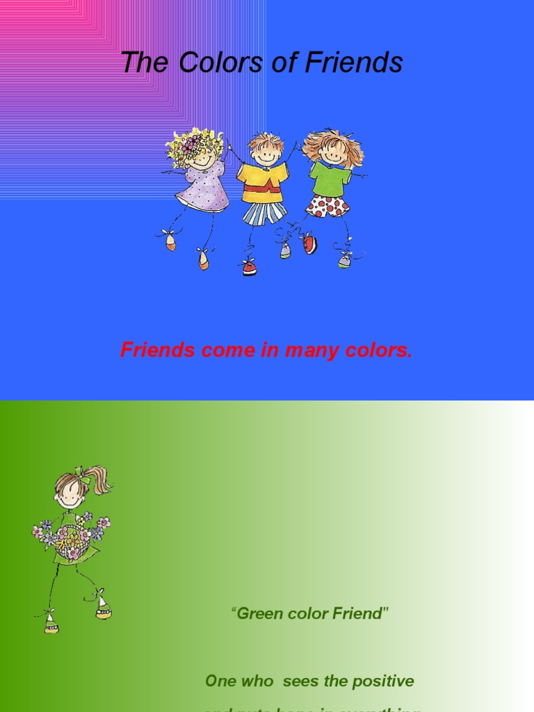 The Color of Friends | PDF