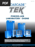 Download CascadeTEK Laboratory Forced-Air Oven Manual by Cascade TEK SN124230206 doc pdf