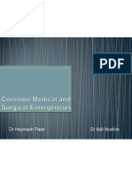 Final Common Medical Surgical Emergencies