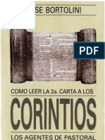 Como Leer La Carta 2 A Los Corintios-Bortolini Jose