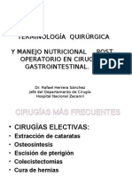 Terminología Quirúrgica