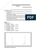 Modal Parameter Identification Report