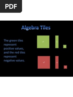 algebra tiles