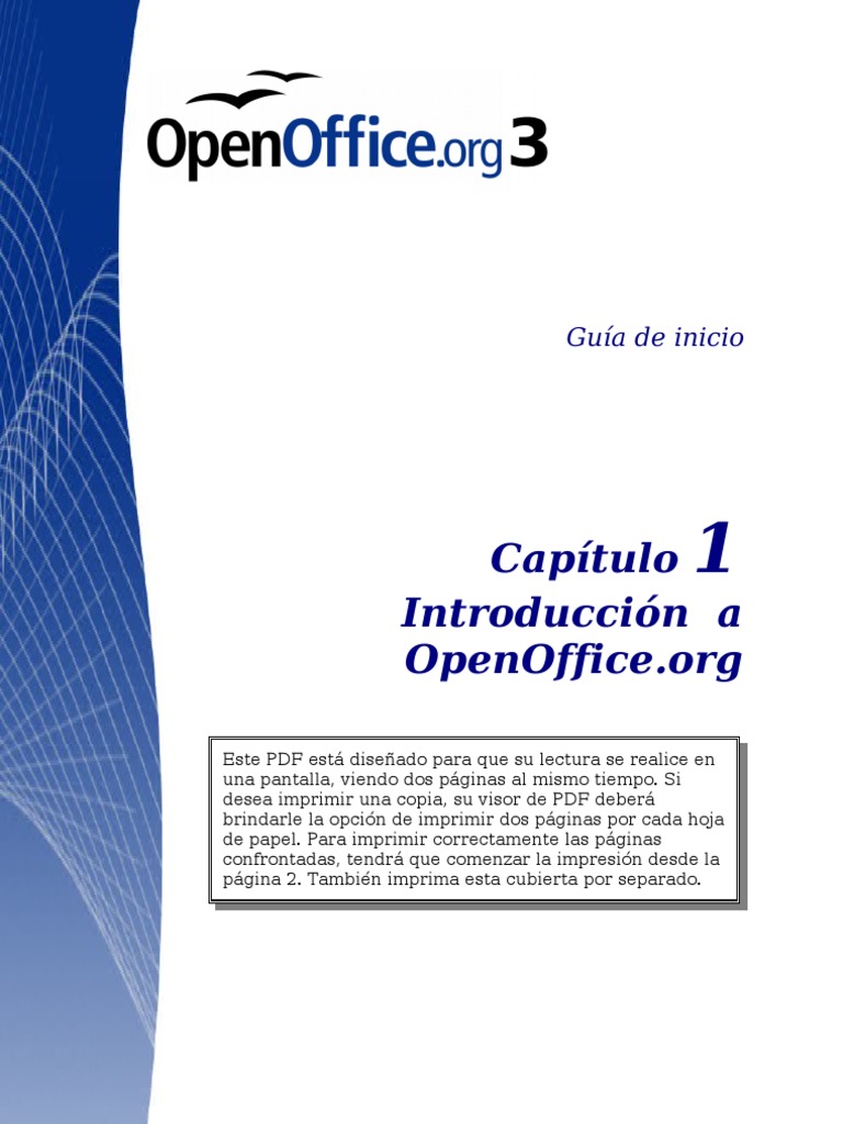 Introducción A OpenOffice | PDF | Computadoras