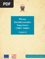 PLENOS JURISDICCIONALES SUPERIORES 2007-2008
