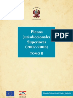 Plenos Jurisdiccionales Superiores 2007-2008