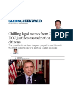 05-02-13 Chilling Legal Memo From Obama DOJ Justifies Assassination of US Citizens