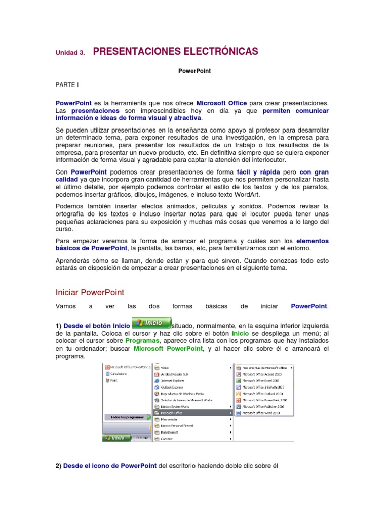 Introducción a PowerPoint: Herramientas y Uso | PDF | Microsoft ...