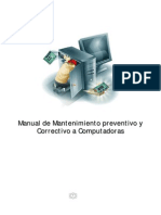 Manual de Mantenimiento Preventivo y Correctivo A Computadoras