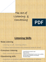 The Art of Listening & Conversing
