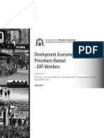 Development Assessment Panel Procedures Manual - DAP Members Alias