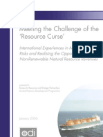 Meeting the Chlallenge of Resource Curse