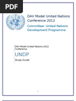 DAV Model United Nations Conference 2012