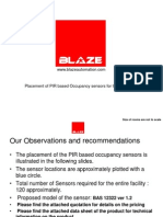 Occupancy Sensor Placement From BLAZE Automation UNICEF PATNA