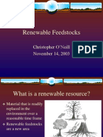 Renewable Feedstocks