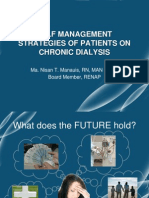 Self Management Strategies of Patients On Long Term Dialysis