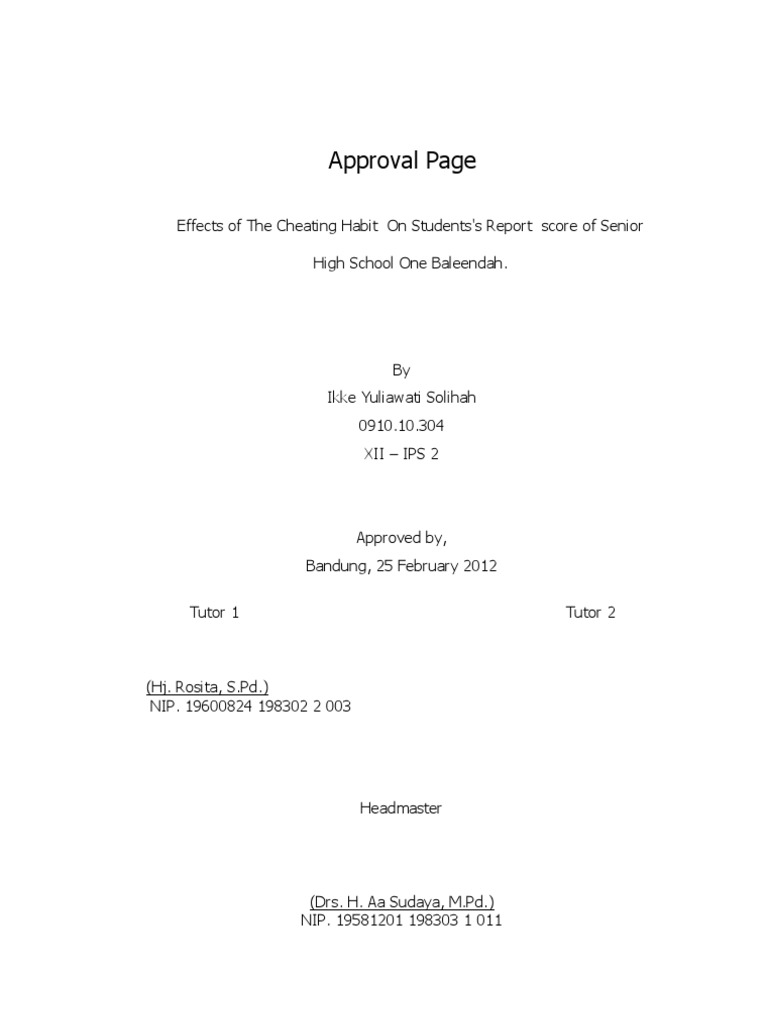 Impact of Cheating on Student Grades | PDF | Secondary School | Test ...