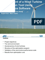 Wind Turbine Aerodynamics Optimization