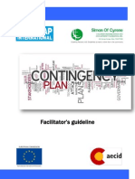 2011-Contingency Plan Facilitator Guideline