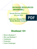 "Other" Biomass Resources (Biodiesel) : Nevada Biomass Workshop 28 June 2006