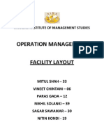 Operation Management Facility Layout: Atharva Institute of Management Studies