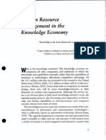 Human Resource Management in the Knowledge Economy