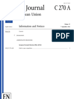 Official Journal of The European Union C 270 A