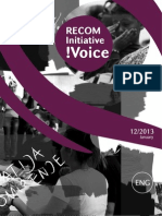 RECOM Initiative !voice 12-2012