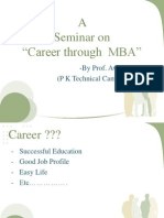 A Seminar On MBA