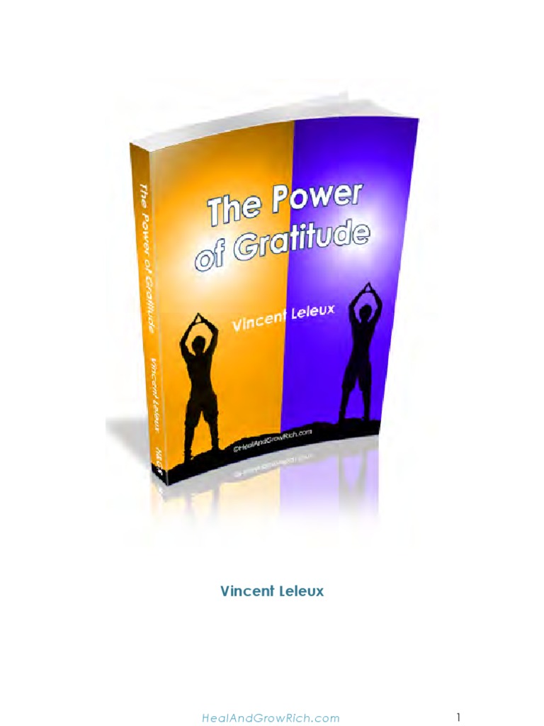 The Power of Gratitude | PDF | Gratitude | Thought