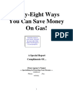 Forty Eight Ways You Can Save Money On Gas For Clients