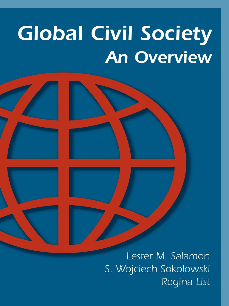 Global Civil Society An Overview | PDF | Non Governmental Organization ...